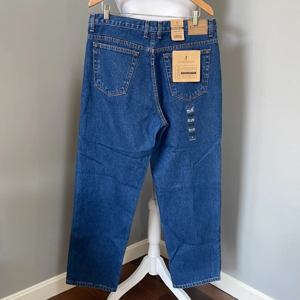 LANESBORO MENS JEANS RELAXED FITS STONEWASHED | Size - Picture 4 of 10